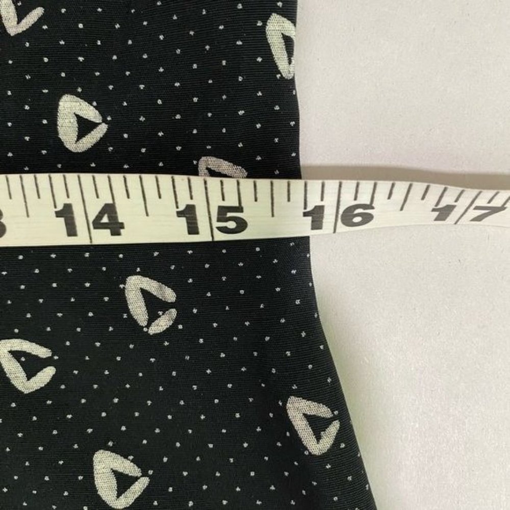Vintage 70s 80s Whirlaway Frocks USA figure fitting dress button front size 6P - Picture 13 of 13